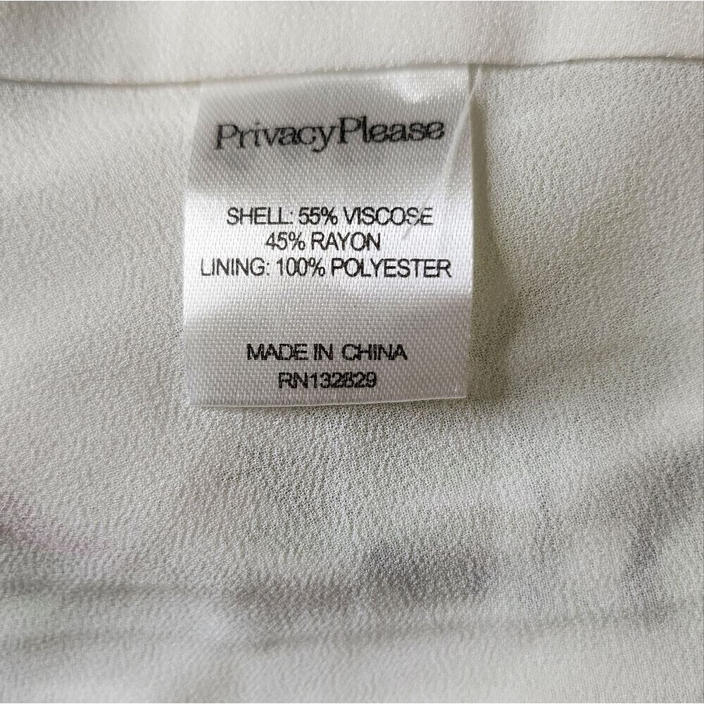 Privacy Please Revolve Acme white floral tropical print Sz Small wrap Maxi Dress - Picture 8 of 9